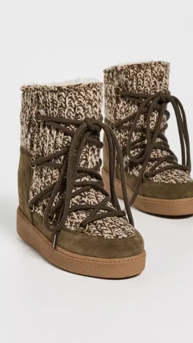 Isabel Marant Nowla Boots Bronze | Thumbnail 5