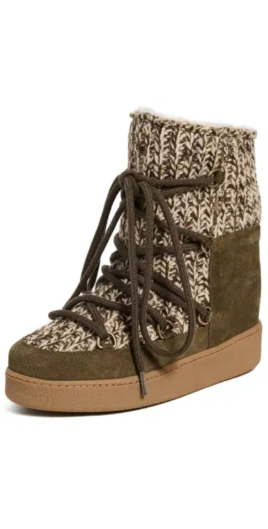 Isabel Marant Nowla Boots Bronze | Thumbnail 1