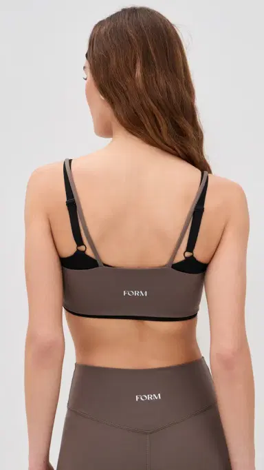 FORM Layered Bra Walnut/Black XS | Thumbnail 3