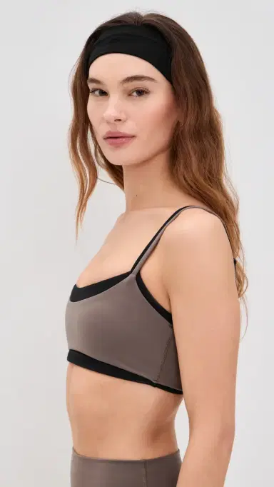 FORM Layered Bra Walnut/Black XS | Thumbnail 4