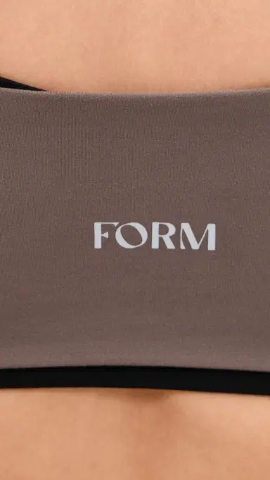 FORM Layered Bra Walnut/Black XS | Thumbnail 6