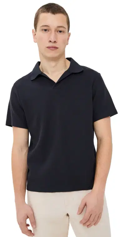 Frame Short Sleeve Jacquard Polo | Thumbnail 1 Frame Short Sleeve Jacquard Polo | Thumbnail 1