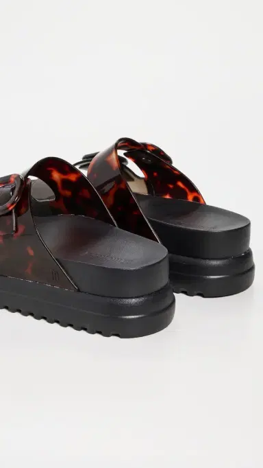 Melissa Cozy Platform Jelly Sandals Black/Tortoiseshell 7 | Thumbnail 4 Melissa Cozy Platform Jelly Sandals Black/Tortoiseshell 7 | Thumbnail 4
