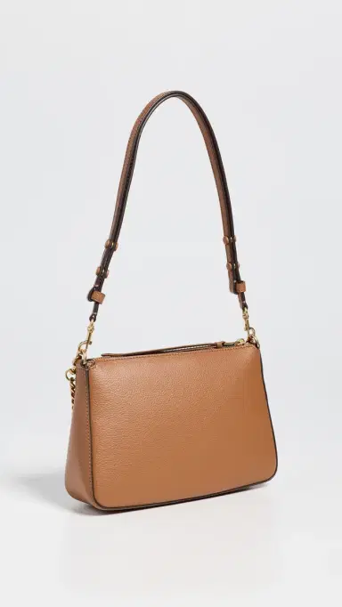Tory Burch Perry Small Shoulder Bag Autumn Brown One Size | Thumbnail 4