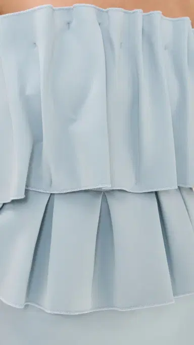 House of Dagmar Sculpted Tube Dress Dove Blue | Thumbnail 6