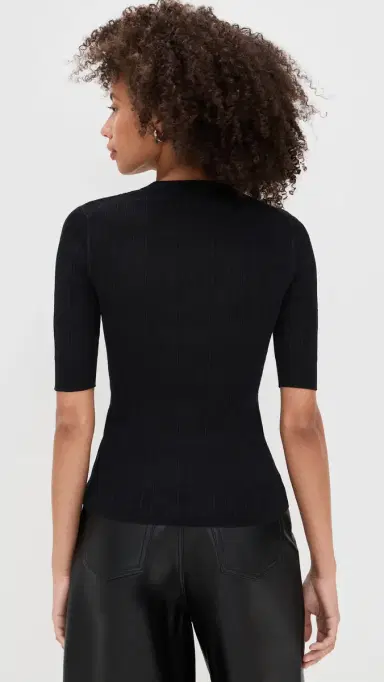 A.L.C. A. L.C. Fisher Top Black S | Thumbnail 3