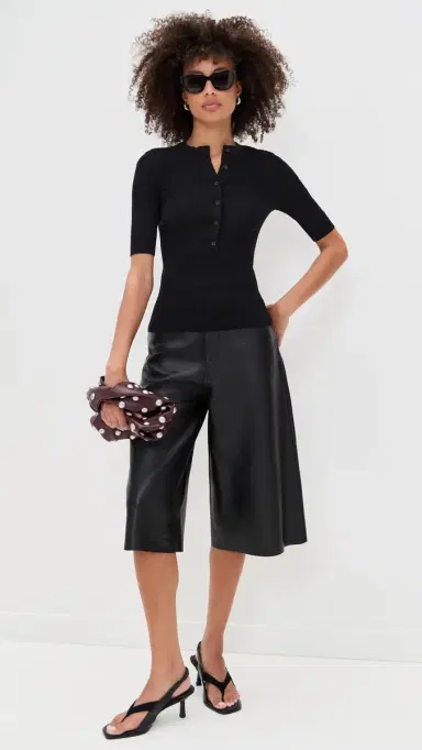 A.L.C. A. L.C. Fisher Top Black S | Thumbnail 5