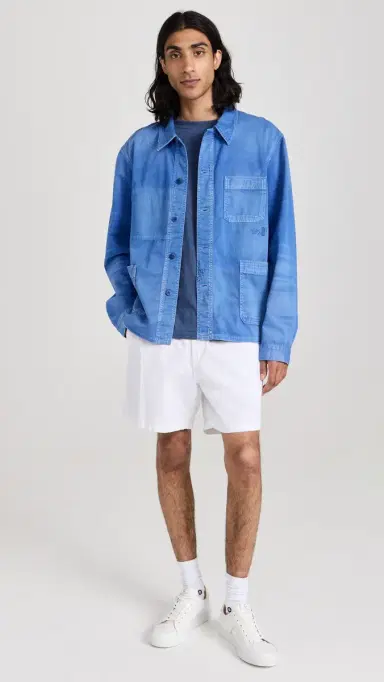 Polo Ralph Lauren Classic Fit Pocket Tee Derby Blue Heather M | Thumbnail 5