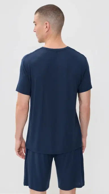 Tommy John Second Skin Sleep Pocket Tee Dress Blues | Thumbnail 3 Tommy John Second Skin Sleep Pocket Tee Dress Blues | Thumbnail 3