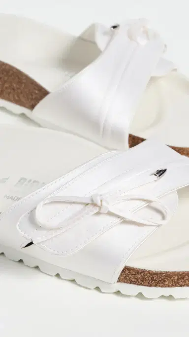 Danielle Frankel X Birkenstock 1774 Madrid Lace Hidden Closure Sandals Pearl White | Thumbnail 6