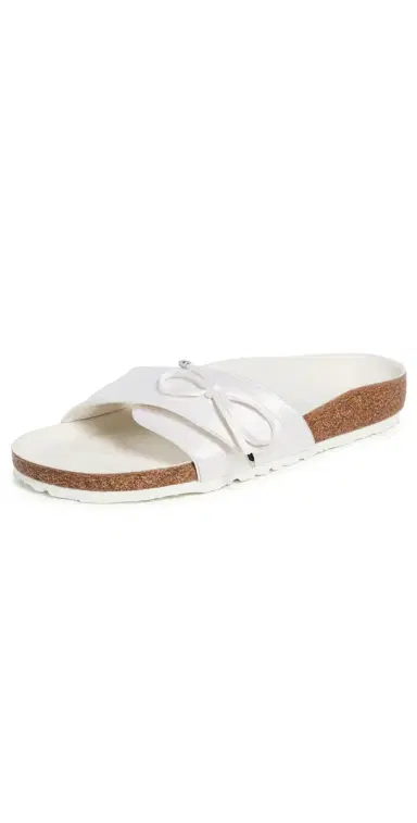 Danielle Frankel X Birkenstock 1774 Madrid Lace Hidden Closure Sandals Pearl White | Thumbnail 1