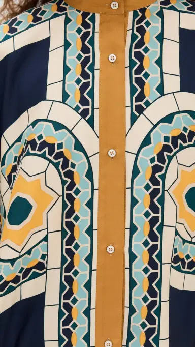 La DoubleJ Foulard ilk Shirt Mudejar Placée | Thumbnail 6
