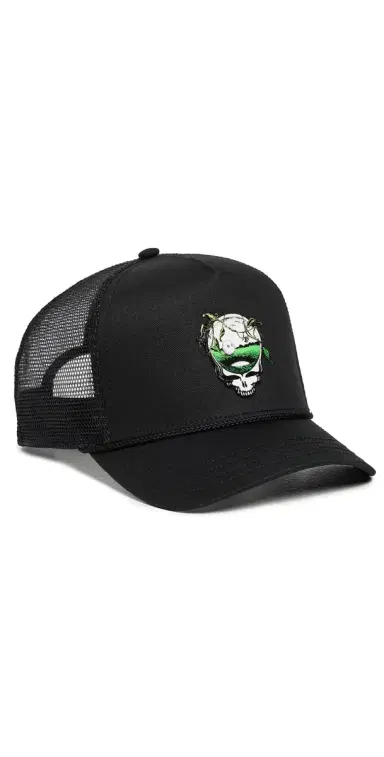 Malbon x Grateful Dead Trucker Cap Black One Size | Thumbnail 1
