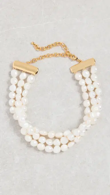 Cult Gaia Nora Choker Pearl One Size | Thumbnail 2