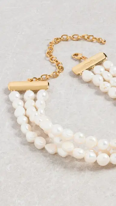 Cult Gaia Nora Choker Pearl One Size | Thumbnail 4