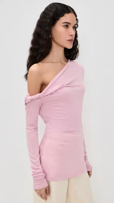 Paris Georgia Manahou Top Pale Pink M | Thumbnail 4
