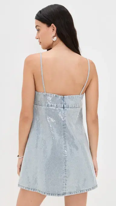 Retrofête Nadiya Denim Dress Coastline | Thumbnail 3 Retrofête Nadiya Denim Dress Coastline | Thumbnail 3