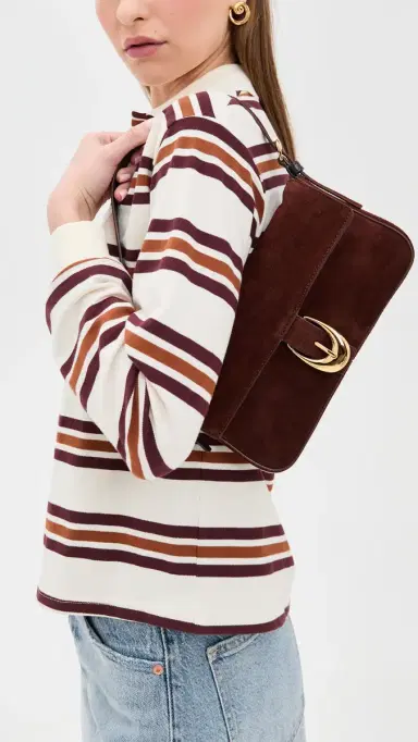 Staud Harlow Bag Mahogany One Size | Thumbnail 3 Staud Harlow Bag Mahogany One Size | Thumbnail 3