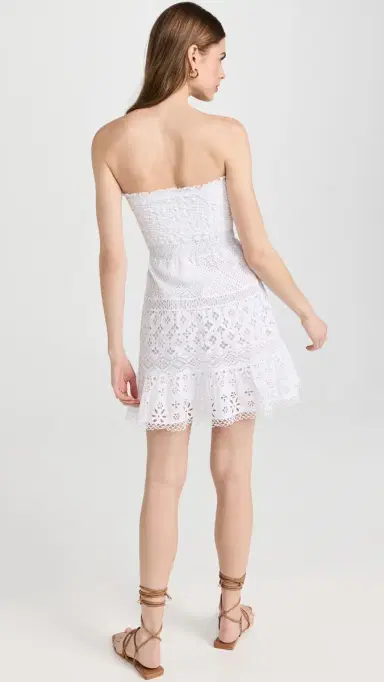 TEMPTATION POSITANO Tektite Mini Dress White L | Thumbnail 3