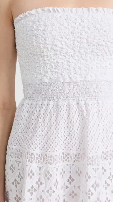 TEMPTATION POSITANO Tektite Mini Dress White L | Thumbnail 6