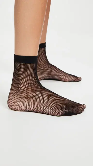 Stems Micro Fishnet Sneaker Socks | Thumbnail 2