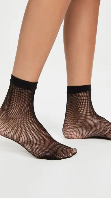 Stems Micro Fishnet Sneaker Socks | Thumbnail 3