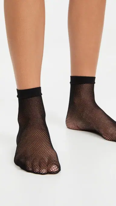 Stems Micro Fishnet Sneaker Socks | Thumbnail 4