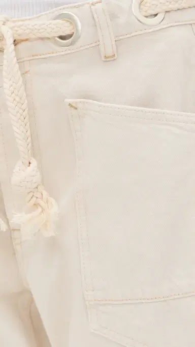 Free People Moxie Barrel Jeans White 25 | Thumbnail 6