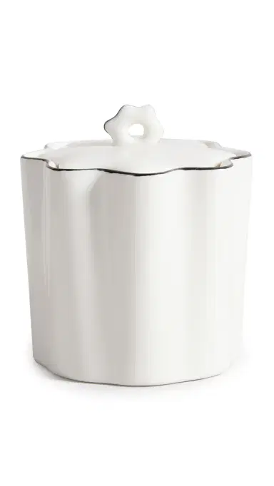 Kassatex Le Marais Cotton Jar White One Size | Thumbnail 5 Kassatex Le Marais Cotton Jar White One Size | Thumbnail 5
