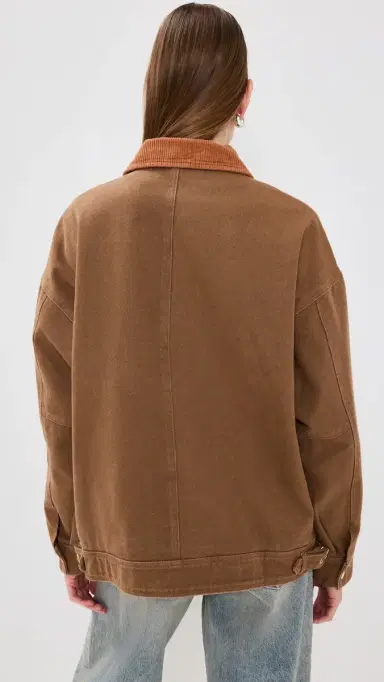 LIONESS Workwear Barn Jacket Chocolate XL | Thumbnail 3