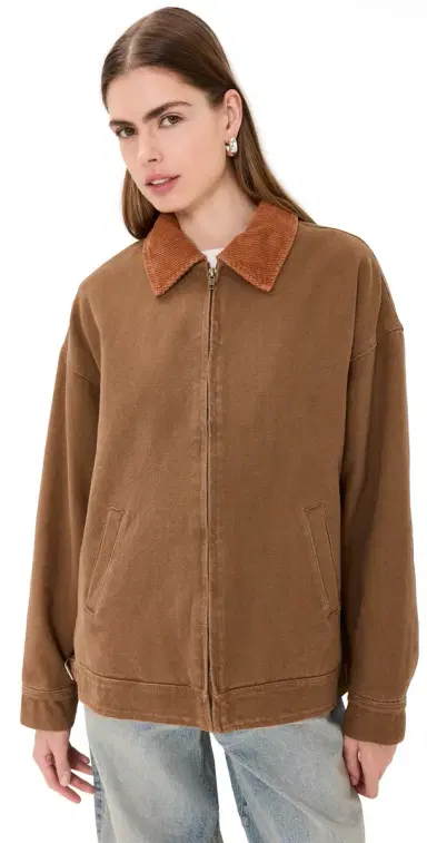 LIONESS Workwear Barn Jacket Chocolate XL | Thumbnail 1