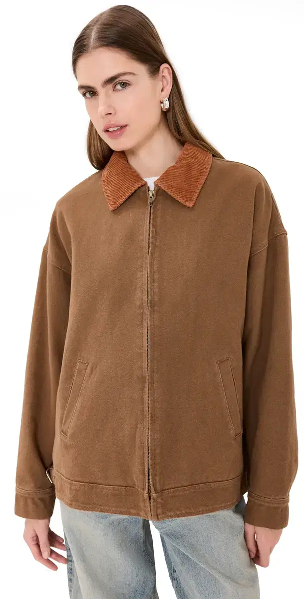 Lioness Workwear Barn Jacket Chocolate