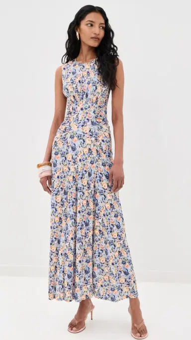 Ulla Johnson Lana Ruched Jersey Dress Orchid | Thumbnail 2 Ulla Johnson Lana Ruched Jersey Dress Orchid | Thumbnail 2