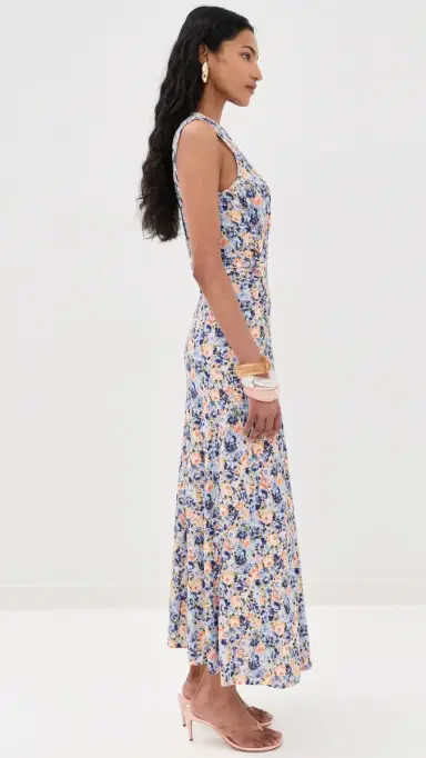 Ulla Johnson Lana Ruched Jersey Dress Orchid | Thumbnail 4 Ulla Johnson Lana Ruched Jersey Dress Orchid | Thumbnail 4