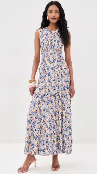 Ulla Johnson Lana Ruched Jersey Dress Orchid | Thumbnail 5 Ulla Johnson Lana Ruched Jersey Dress Orchid | Thumbnail 5
