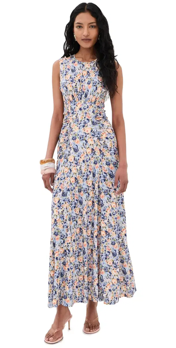 Lana Ruched Jersey Dress Orchid