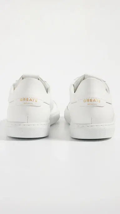 GREATS Reign Low Top Leather Sneakers Blanco 11 | Thumbnail 3 GREATS Reign Low Top Leather Sneakers Blanco 11 | Thumbnail 3