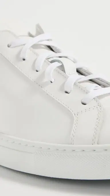 GREATS Reign Low Top Leather Sneakers Blanco 11 | Thumbnail 5 GREATS Reign Low Top Leather Sneakers Blanco 11 | Thumbnail 5