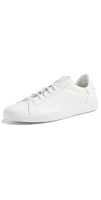 GREATS Reign Low Top Leather Sneakers Blanco 11 | Thumbnail 1 GREATS Reign Low Top Leather Sneakers Blanco 11 | Thumbnail 1