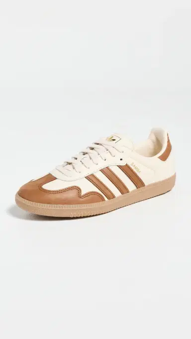 Adidas Samba OG Sneakers White/Dusky Bronze/Gold Met 6 | Thumbnail 2