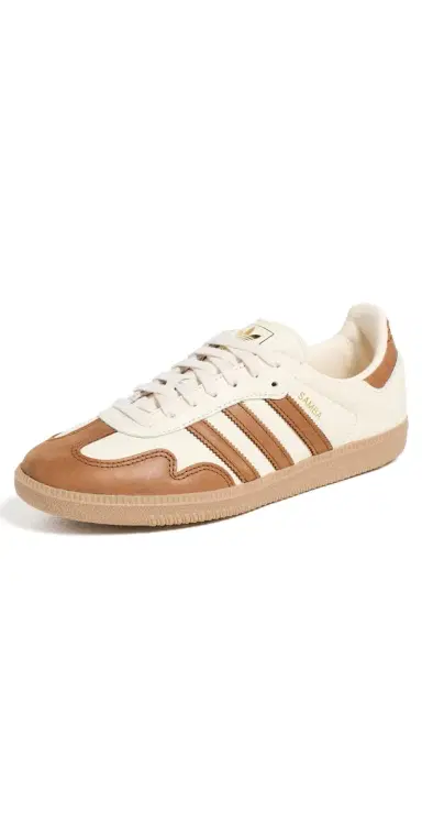 Adidas Samba OG Sneakers White/Dusky Bronze/Gold Met 6 | Thumbnail 1