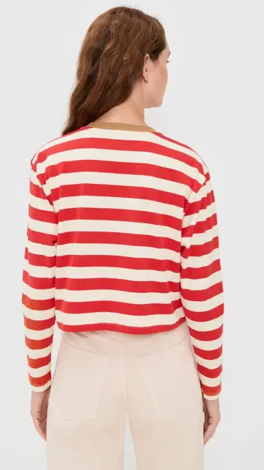 State & Lake Cricket Striped Tee Red/ | Thumbnail 3