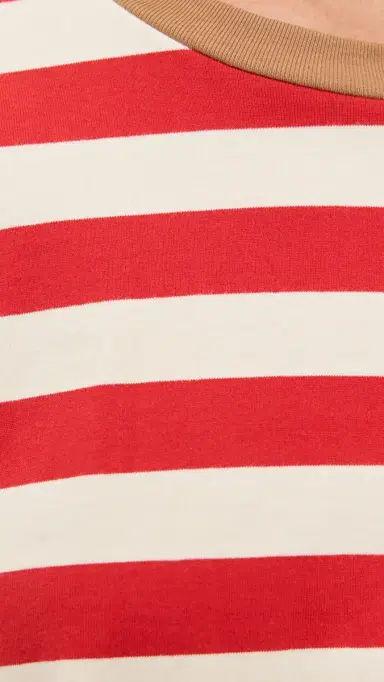 State & Lake Cricket Striped Tee Red/ | Thumbnail 6