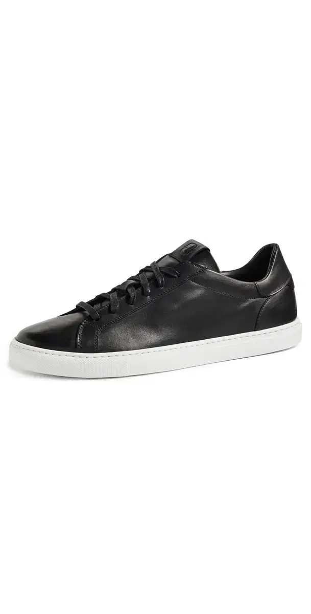 GREATS Reign Low Top Leather Sneakers Nero