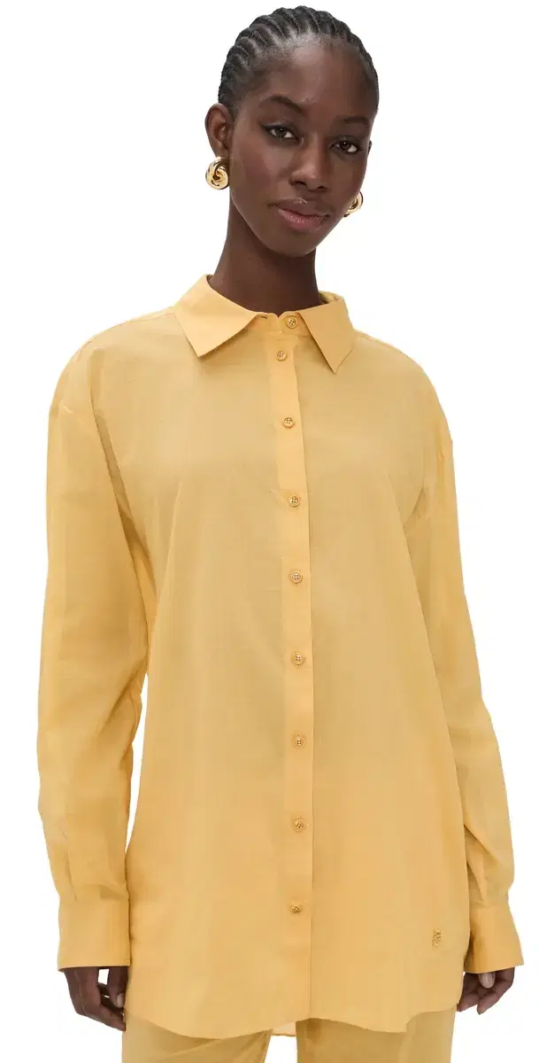 Lucien Button Down Shirt Saffron
