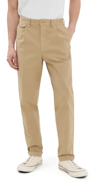 Alex Mill Standard Pleated Chinos Vintage Khaki 32 | Thumbnail 1