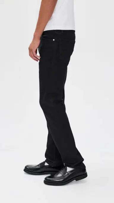 Frame Modern Straight Jeans Noir 30 | Thumbnail 4