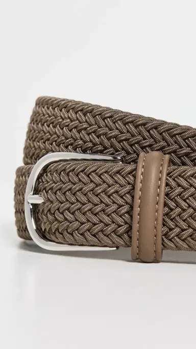 Anderson's Nylon Woven Belt Olive F13 | Thumbnail 4 Anderson's Nylon Woven Belt Olive F13 | Thumbnail 4