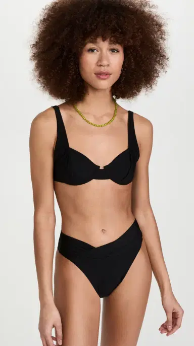 solido Underwire Bikini Top Midnight | Thumbnail 5