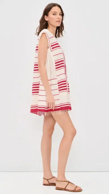 lemlem Elina Caftan Eshe Red | Thumbnail 4
